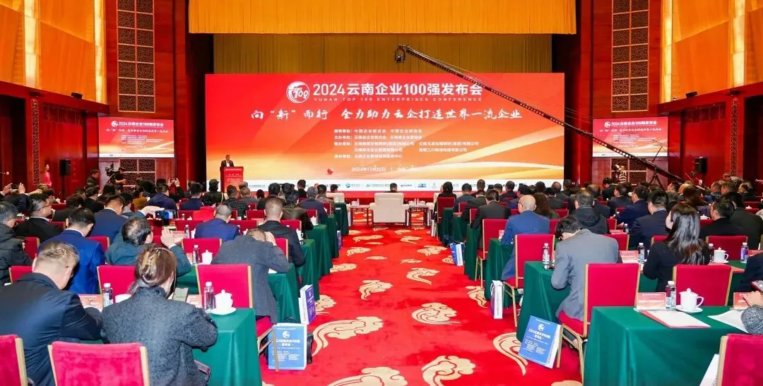 人生就是博官网集团登榜2024云南企业100强、云南造作业100强